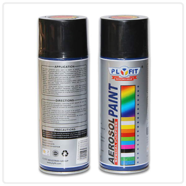 Low Chemical Odor Acrylic Primer Spray Black Silicone Resin Interior