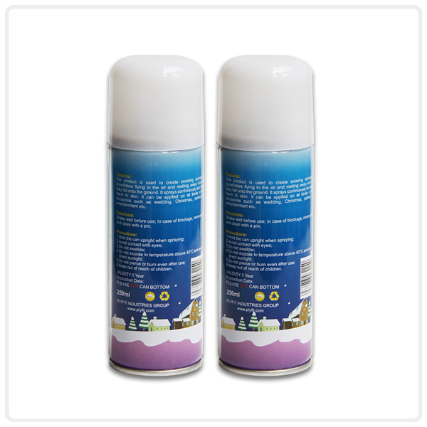 Artificial Aerosol Party Snow Spray For Carnival / Festival Christmas & Outdoors Decoration
