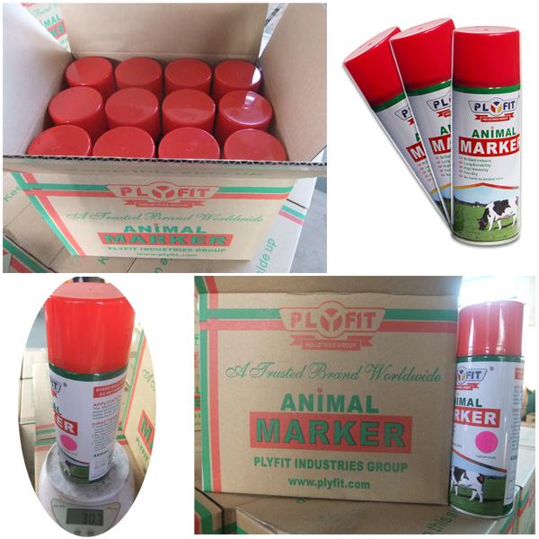 Environmentally Friendly Animal Marking Spray Paint Highly Visible Mark