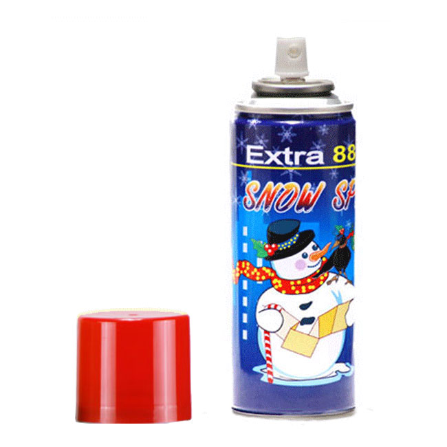 Wedding Celebration Artificial Snow Spray , Colorful Fake Snow Spray Paint
