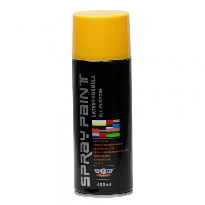 yellow spray paint for plastic