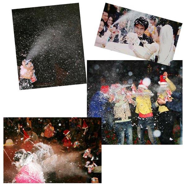 Artificial Aerosol Party Snow Spray For Carnival / Festival Christmas & Outdoors Decoration