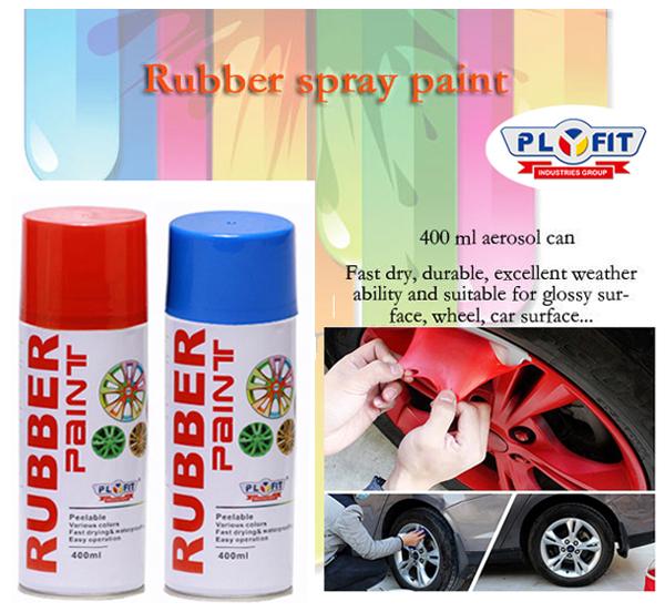 Removable Car Rim Rubber Spray Paint Fluorescent Liquid Coating