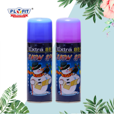 Party Carnival White Foam Snow Spray Artificial Colored Tinplate Can 250ml