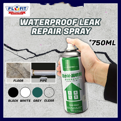 Flexible Waterproof Leak Seal Repair Spray White Black Grey Color Customizable Color