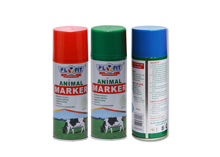 Waterproof Cattle Marking Paint Rich Color Temporary Spray