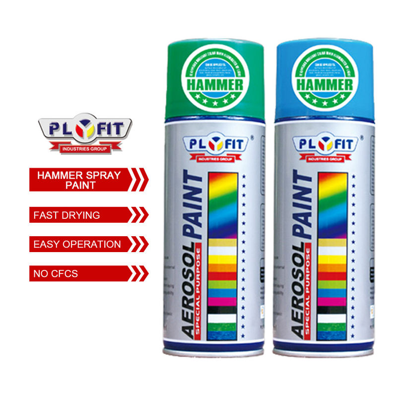 Exterior Hammered Acrylic Spray Paint Vivid Hammer Finish Effect For