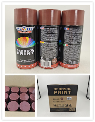 Non Toxic Aerosol Fast Drying Spray Paint For Metal Surfaces