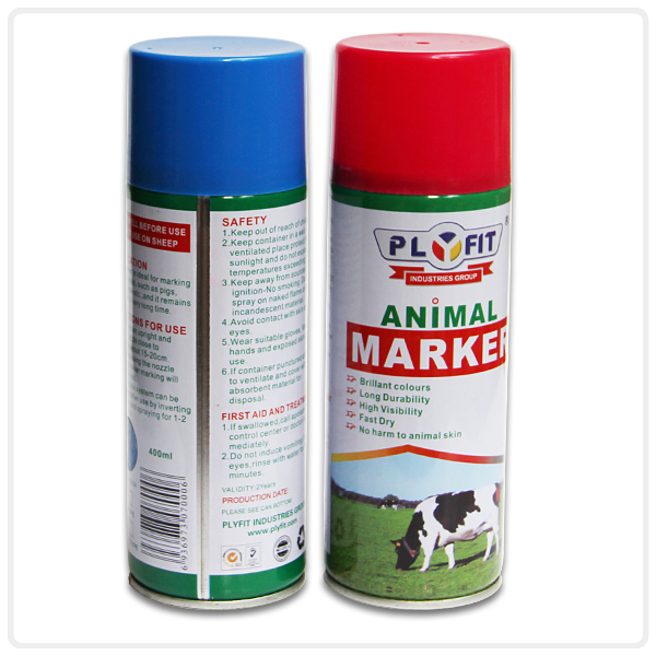 Livestock Animal Marker Aerosol Spray Paint Colorful Highly Visible