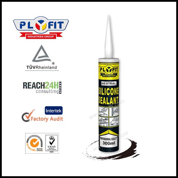 Super Bonding Clear Silicone Waterproof Sealant , Fast Curing Neutral Cure Silicone Sealant