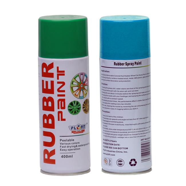 Aerosol Rubber Spray Paint / Plastic Dip Spray Fast Drying Anti Corrosion