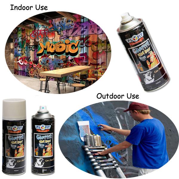 Washable Aerosol Spray Graffiti Spray Paint For Multi Purpose Color Paints
