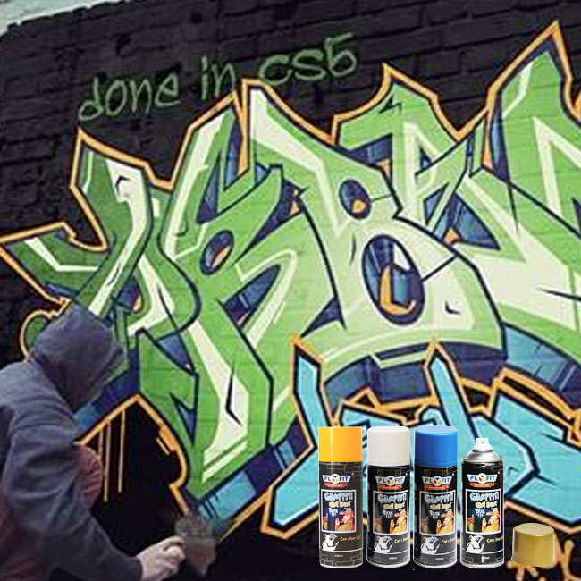 Interior Oil Lacquer Graffiti wall art colorful Spray Paint High