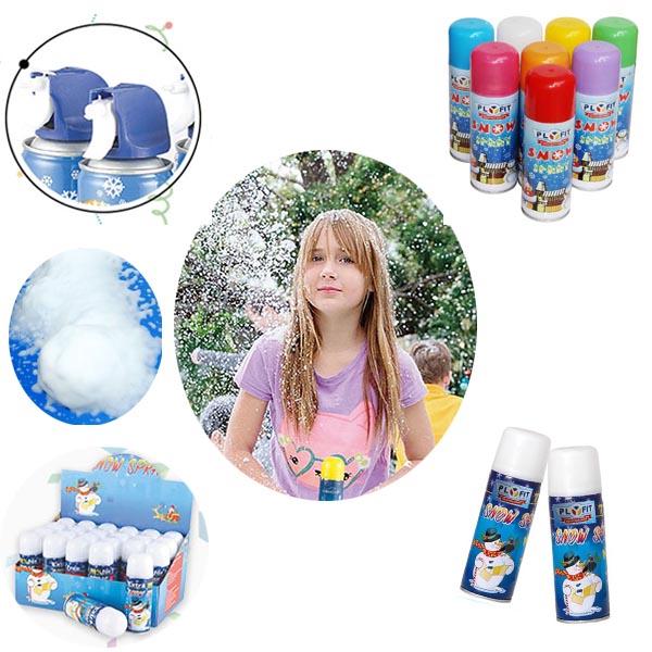 Artificial Party Fake Snow Spray Paint 185ml No Pollution Event Decoration