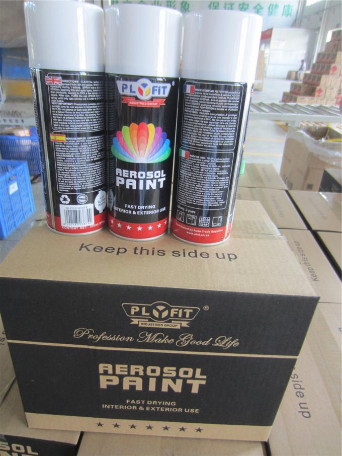 400ML Multipurpose Acrylic Aerosol Spray Paint RoHS SGS Certificate