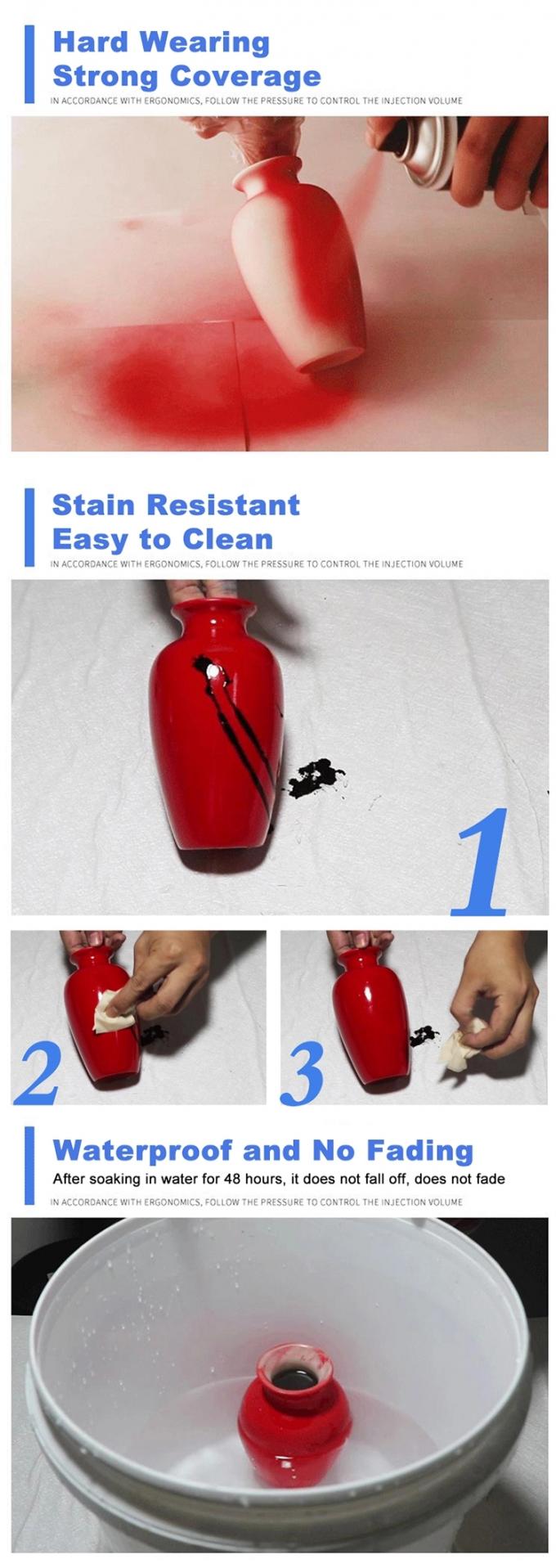 Acrylic Resin Based MSDS REACH Aerosol Spray Paint Cans 400ml