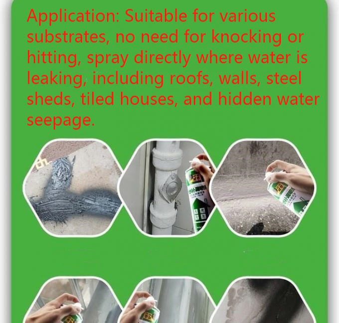 Construction Sealant Spray Leak Stop Spray Instant Waterproof Spray 750ml