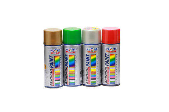 Plyfit Acrylic Resins Aerosol Spray Paint 400ml Tin Can Fast Drying