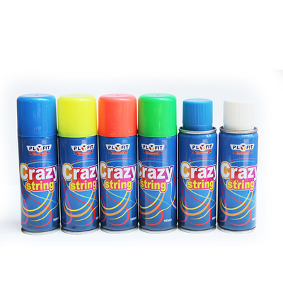 Mixed Colors Party Silly String Spray Crazy Colourful Silly String Spray Streamer