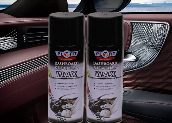 Customize Car Leather Wax Dashboard Shiner Spray 400ml OEM Multiple Fragrance