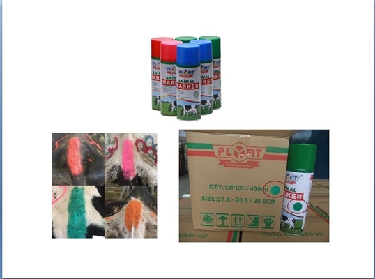 Fast Drying Livestock Spray Paint 500ml , Waterproof Sheep Marking Spray Paint