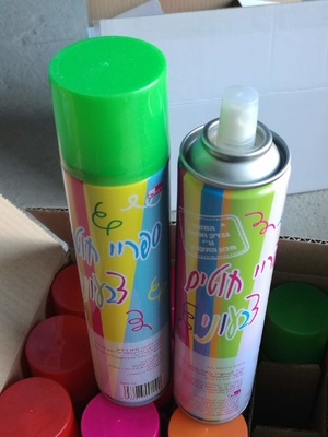 Eco Friendly Birthday Party Silly String Spray Non Flammable 6 Colours For Decoration