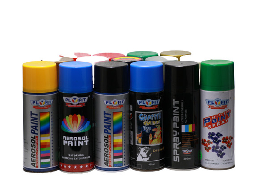 Plyfit Acrylic Graffiti Aerosol Spray Paint 400ml Metallic For Car Furniture