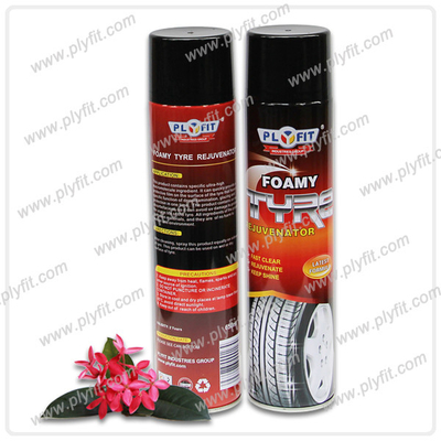 Aerosol Tyre Cleaner Spray Renew Protection Rich Foam Car Tyre Shine Spray