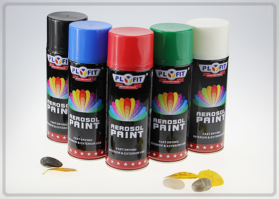 Matte Acrylic Spray Paint For Wood Metal Plastic In Red Black Color