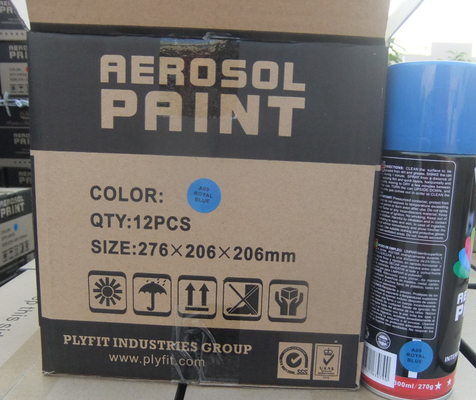 Red Black Colors Acrylic Aerosol Paint Heat Resistant Spray Paint For Glass