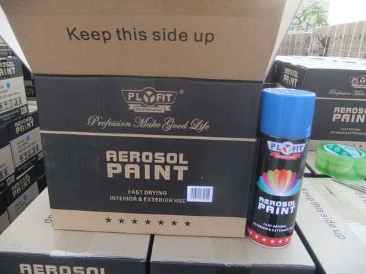 Black Color Graffiti Spray Paint 400ml fast drying Good Fastness Coloring Effects