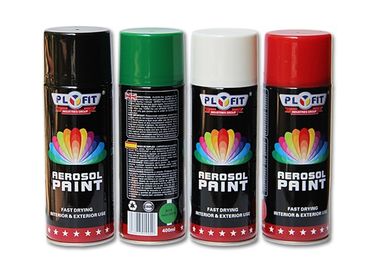 Multi Purpose Acrylic Aerosol Paint , High Luster Metallic / Vinyl Spray Paint