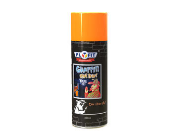 Fluorescent Orange Graffiti Spray Paint 100% Acrylic Resin For Festive Occasions