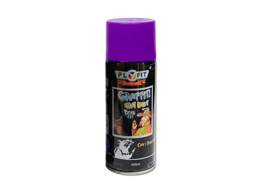 Non Toxic Acrylic Lacquer Paint For Wood Surface , Eco - Friendly Purple Glitter Spray Paint ing on the wall