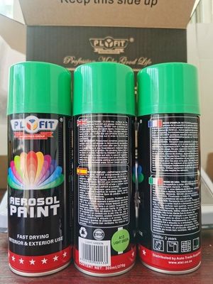 EN71 15 Min Drying Fast 450ML Acrylic Aerosol Spray Paint For Household