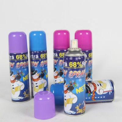 Resin 200ml Tinplate Can Flake Snow Spray For Celebration Party