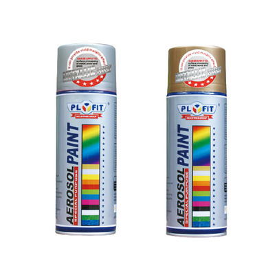 OEM 400ml 10oz Acrylic 18K Gold Auto Spray Paint Cans Fast Dry