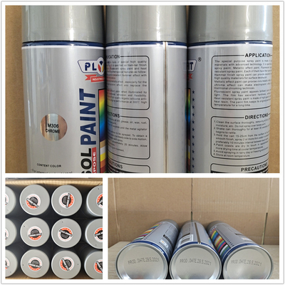 Fast Dring Waterproof Tinpate Aerosol Color Spray Paint 400ml Per Can