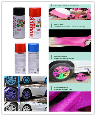 Plyfit 400ml Rubber Spray Paint Acrylic Aerosol Removeable Car LPG Pigment