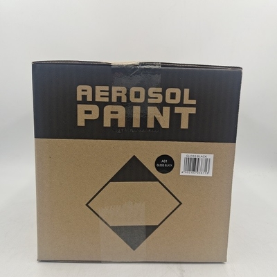Plyfit Satin Black Enamel Aerosol Spray Paint 400ml For Car Painting