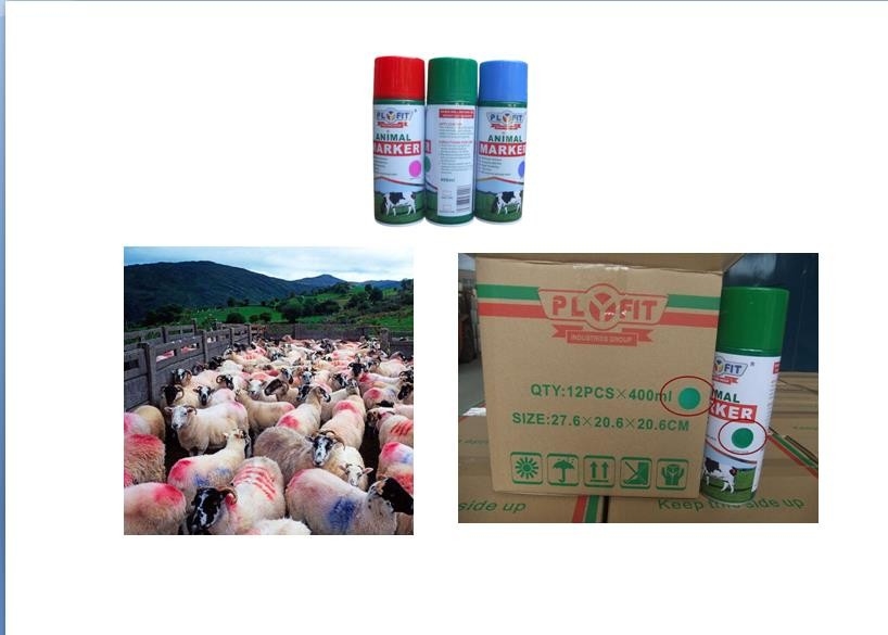 High Visible Pet Safe Spray Paint , Fast Dry Non Toxic Spray Paint For