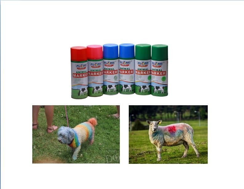 Red Blue Green Animal Marking Spray Paint Liquid Coating For Pig