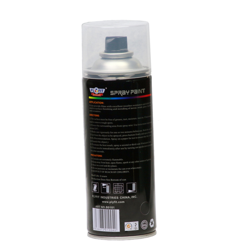 Acrylic Color Aerosol Spray Paint 400ml MSDS Certificate High Gloss