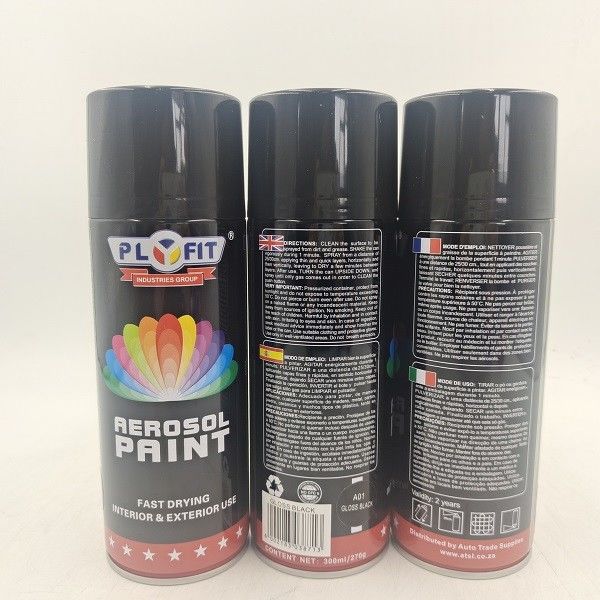 100 Colors Aerosol Spray Paint ODM For Car Paint Building Coating