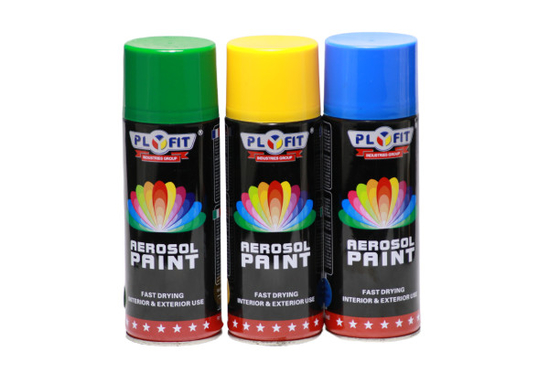 PLYFIT 400ml Aerosol Spray Paint Liquid State Fast Drying Super Brilliant Finish