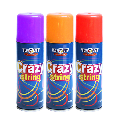 PLYFIT Silly String Spray Party Birthday Wedding Celebration Mixed Color