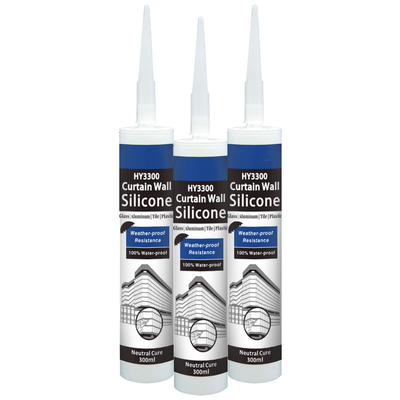 Curtain Wall Neutral Silicone Sealant Water Resistant UV Resistant HY-3300 PLYFIT