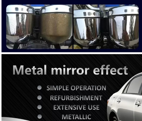 Quick drying Sliver Aerosol Spray Paint Mirror Effect Gold Chrome Spray Paint