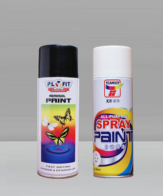 Multi Color Aerosol Spray Paint 450ml Liquid Coating State 60 Minutes Hard Dry