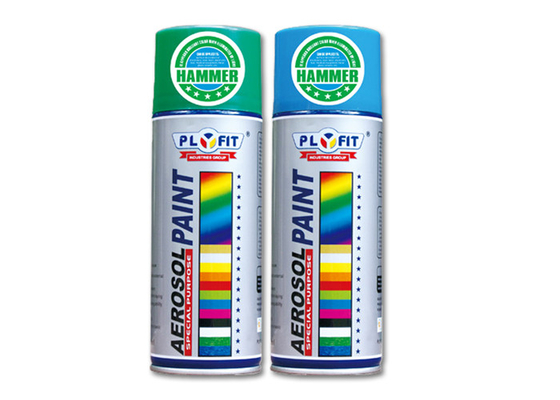 400ml Aerosol Hammer Finish Spray Paint Different Colors Tinplate Cans